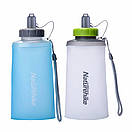 Туристична силіконова пляшка складана для води спортивна Naturehike 750 ml, фото 3