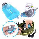 Туристична силіконова пляшка складана для води спортивна Naturehike 750 ml, фото 8
