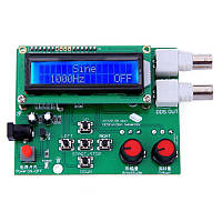 DDS генератор сигналов 1-65534Гц, 1-8МГц, ATmega16A, DC7-12В