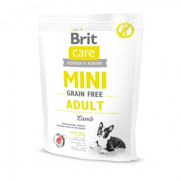 Корм Brit Care GF Mini Adult Lamb Брит Каре для собак малих порід з ягням 400 гр