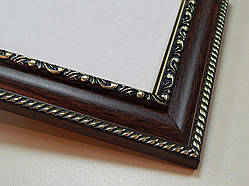 Рамка А2(420х594). Коричнева під дерево. Профіль 29 мм. Для фото,картин,вишивок