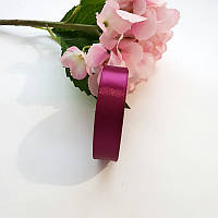 Стрічка атласна 2 см/33 м "Бордовий"