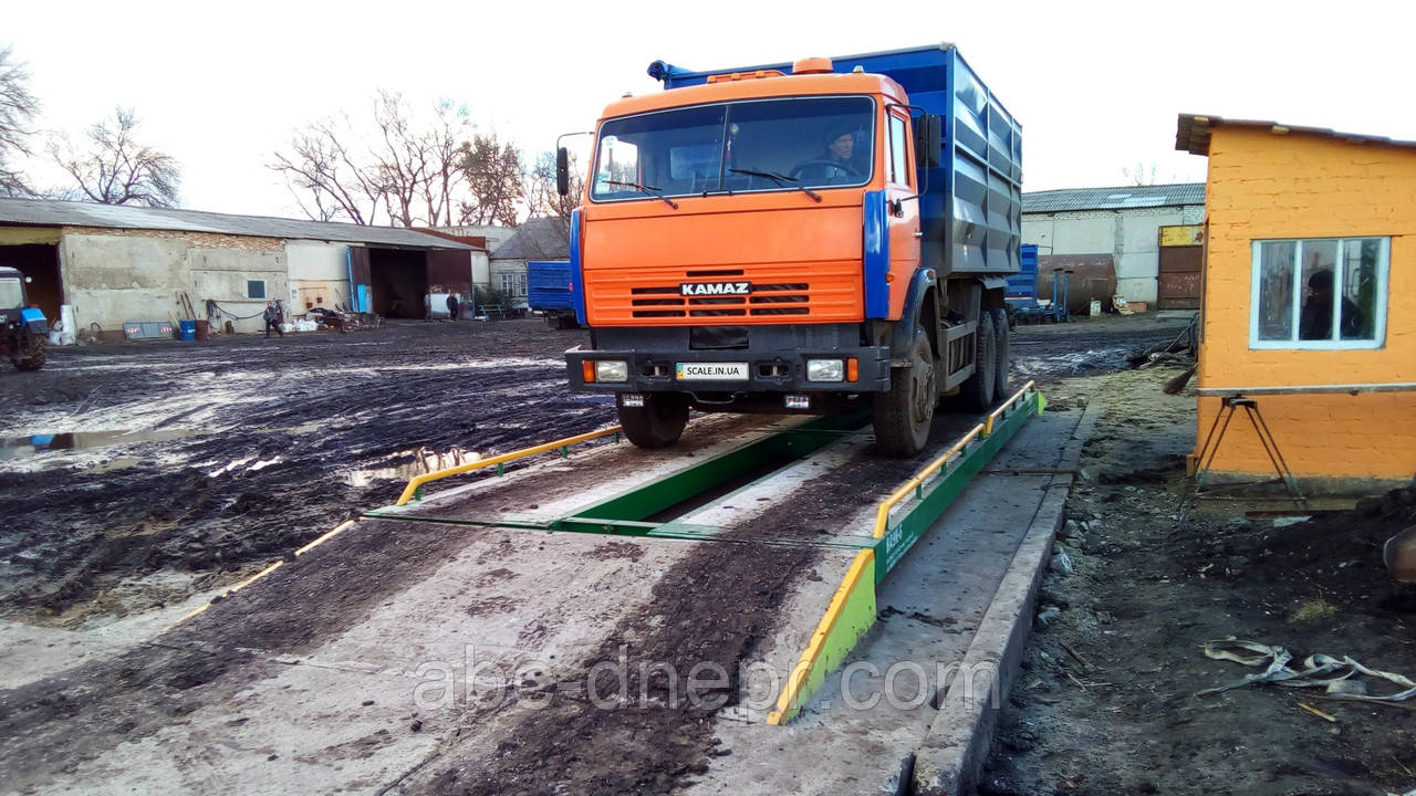 Ваги автомобільні 9 метрів 60 тонн залізобетонні