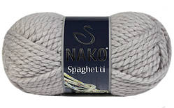 Nako SPAGHETTI ( Спагетті ) № 3079 сіро-рожевий (Вовна з акрилом, нитки для в'язання)