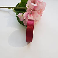 Стрічка атласна 2 см/33 м Вино