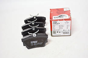 TRW GDB1479 — задні гальмівні колодки на Рено Трафік III R9M 1.6dci з 2014г., фото 3