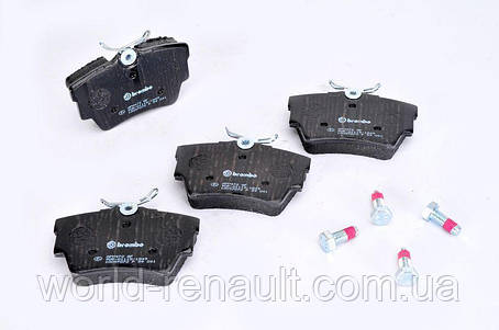 Задні гальмівні колодки на Рено Трафік III R9M 1.6dci з 2014г./BREMBO P59041, фото 1