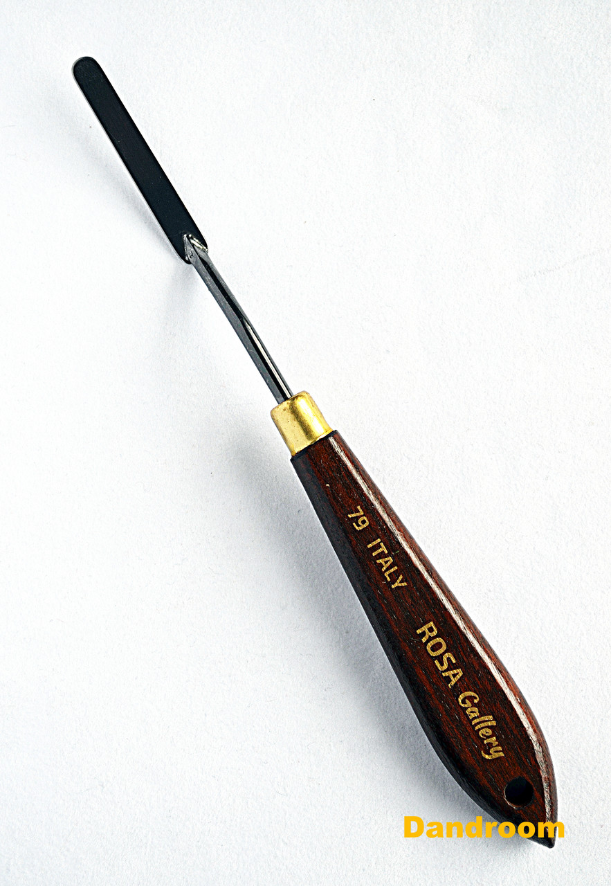 Мастихін ROSA Gallery CLASSIC № 79, довжина 5 см, прямокутний міні, фото 1