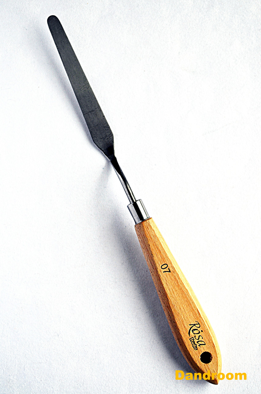 Мастихін ROSA Studio 11907 прямокутний, довжина 8,5 см, фото 1