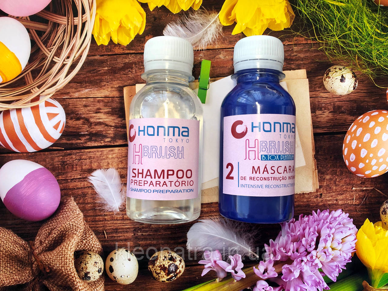 Набір ботоксу для волосся Honma Tokyo H-Brush Platinum 2 по 100 мл