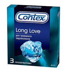 Презервативи Contex Long Love 3  шт 5060040300107