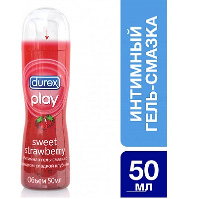 Інтимний гель-змазка Durex Play Sweet Strawberry 50 мл 5038483870426