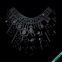 Термотрансфер на кофти Кольє (Скло, ss6 білий, ss10 бензин)