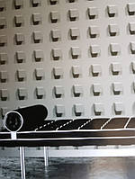 Вінілові шпалери на флізеліновій основі Ugepa Kinetic j454 -08 сірі квадрати 3d
