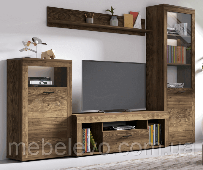 Вітальня Остін 1 1835х2600х420мм дуб фрегат Світ Меблів