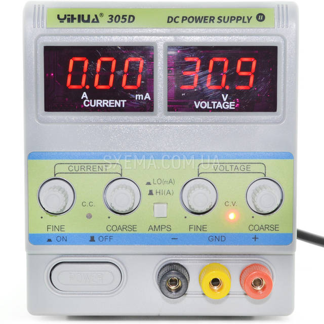 Лабораторный блок питания YIHUA PS-305D-II 30V 5A (AMPS