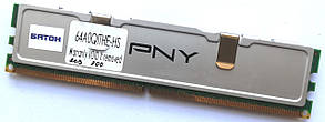 Игровая оперативная память PNY DDR2 1Gb 800MHz PC2 6400U CL6 (64A0ITFTHE-HS) Б/У