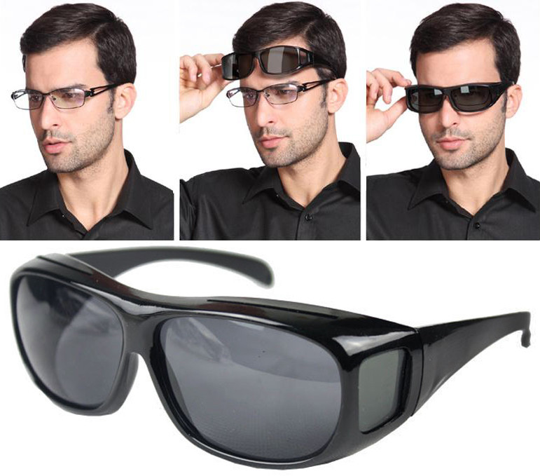 Окуляри для водіїв, велосипедистів (спортивні) HD Vision чорні, фото 1