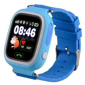 Розумні дитячі годинник Smart Baby Watch Q90 з GPS трекером (Оригінал) сині