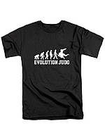 Чоловіча футболка з принтом Дзюдо "Judo evolution" Push IT