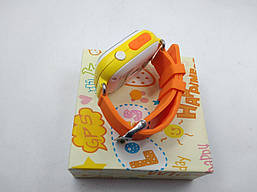 Розумні дитячі годинник Smart Baby Watch Q90 з GPS трекером Оригінал жовті (помаранчеві), фото 2