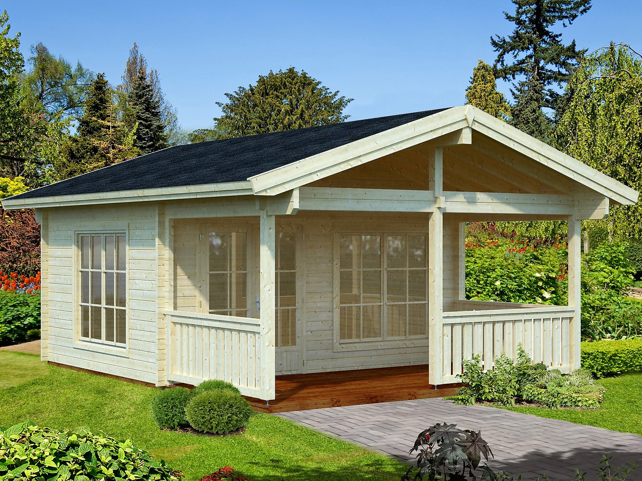 Будинок з термообробленого бруса 39 м2. від виробника Thermo Wooden House 134