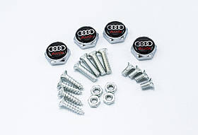 Болти для номерного знака YEK з логотипом AUDI, набір болтів для номерів логотип Ауді