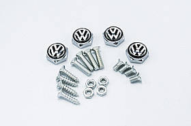 Болти для номерного знака YEK з логотипом Volkswagen, набір болтів для номерів логотип Фольцваген