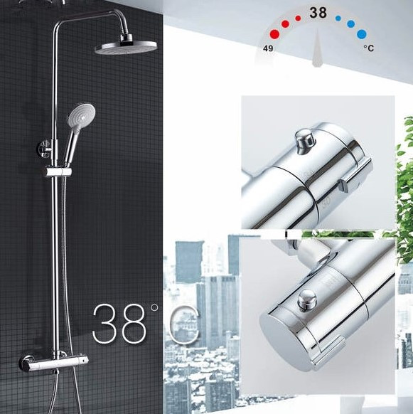 Душова система з термостатом без виливу SANTEP 1486, фото 1