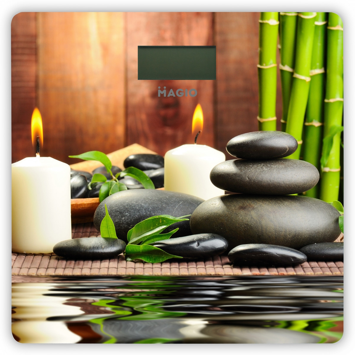 Ваги підлогові побутові з красивим малюнком MAGIO MG-816 до 150 кг точні електронні