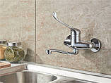 Змішувач для кухні локтєвий настінний SANTEP 128, фото 2