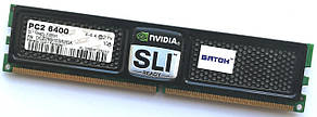 Игровая оперативная память OCZ SLI-Ready DDR2 1Gb 800MHz PC2 6400U CL4 (OCZ2N800SR2GK) Б/У