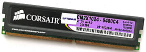 Ігрова оперативна пам'ять Corsair DDR2 1Gb 800MHz PC2 6400U 1R8 CL4 (CM2X1024-6400C4) Б/В