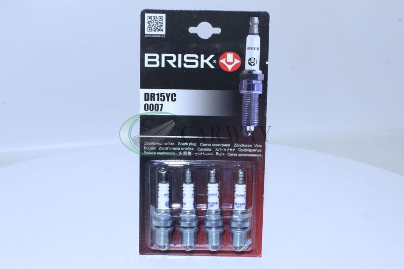 Свічка запалювання ВАЗ 2110-12 (16 кл.) SUPER BR DR15YC.4B Brisk