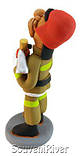 Статуетка "Пожежний з вогнегасником", фото 3