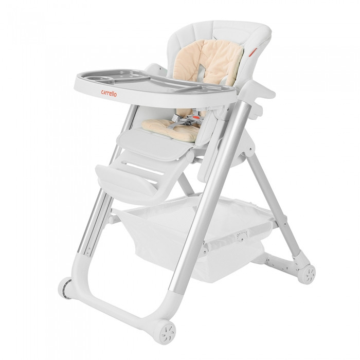 Стільчик для годування CARRELLO Concord CRL-7402 Shadow Grey сірий з бежевим