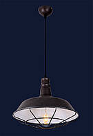 Подвесной лофт светильник с решеткой 746WXA044-1 RUST