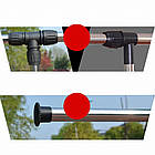 Вішалка-стійка з полками для взуття, подвійна телескопічна для одягу 80х36х160 см Colgador doble. Уцінка!!! Лучшая цена, фото 4