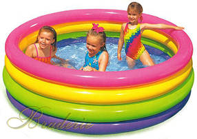 Дитячий надувний басейн "Велика веселка" Intex 56441