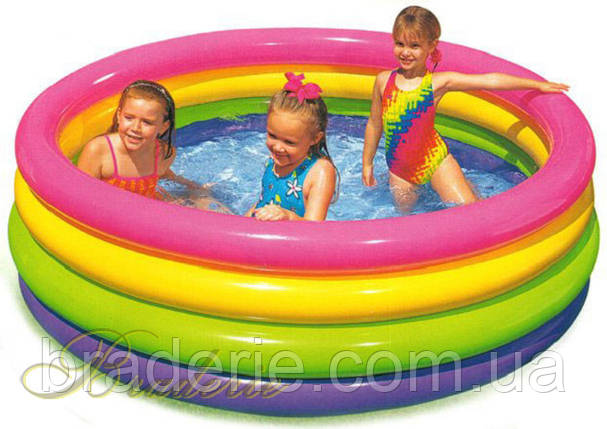 Дитячий надувний басейн "Велика веселка" Intex 56441, фото 2