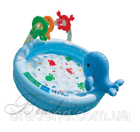 Дитячий басейн "Дельфін з іграшками" Intex 57400, фото 1
