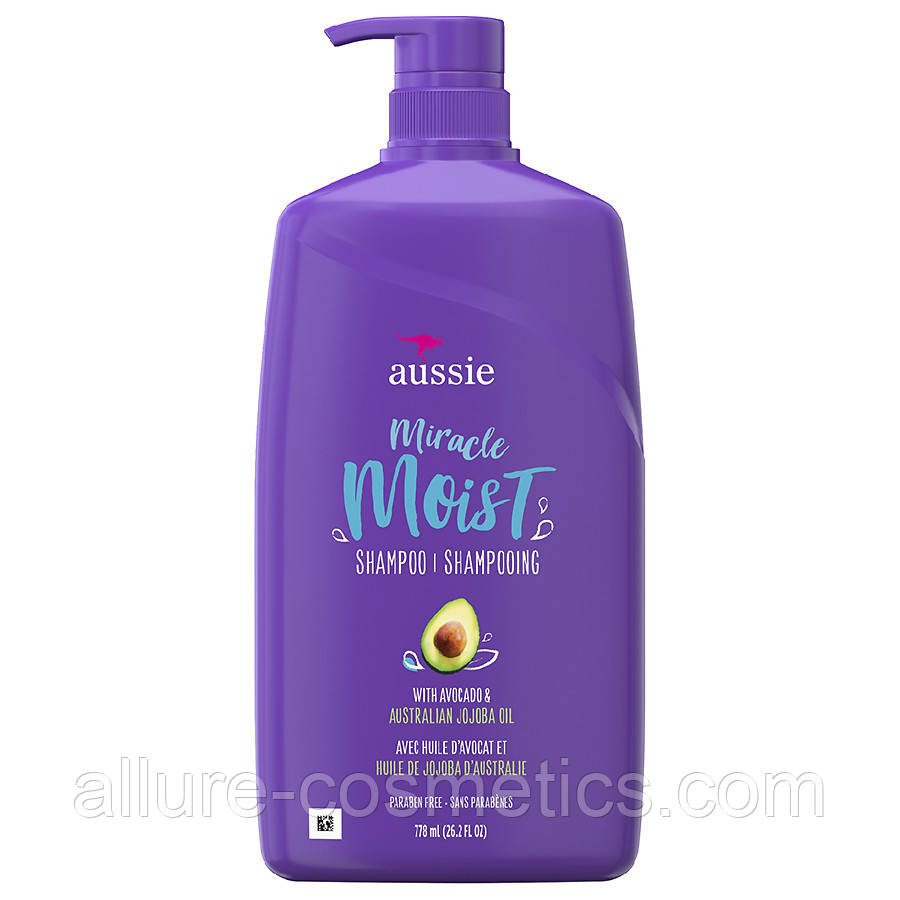 Шампунь Aussie Miracle Moist Shampoo Avocado & Australian Jojoba Oil 778мл.