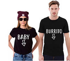 Парні футболки. Чоловіча та жіноча футболка. Футболки для вагітних