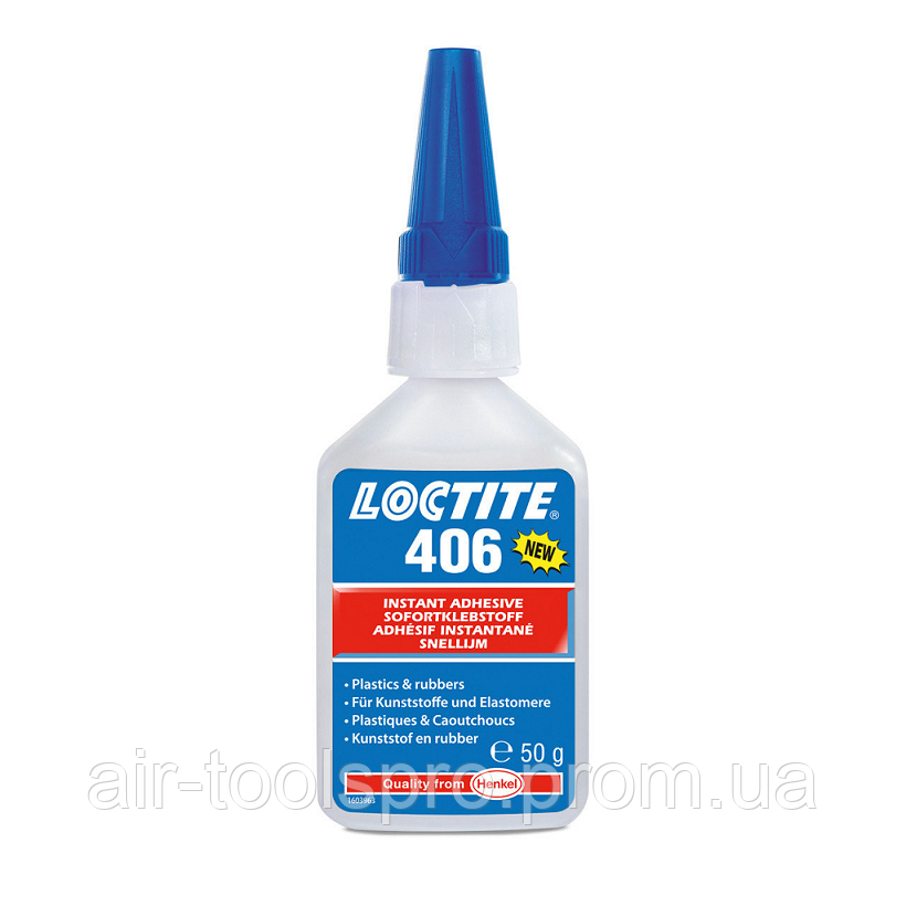 Клей цианоакрилатный Loctite 406, LOCTITE 246502, 50 г - фото 1 - id-p1003149208