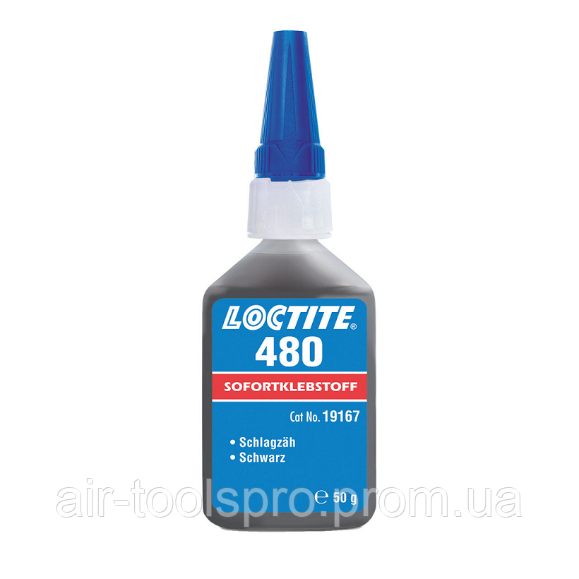 Клей цианоакрилатный Loctite 480, LOCTITE 195726, 50 г - фото 1 - id-p1003152214