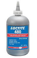 Клей цианоакрилатный Loctite 480, LOCTITE 231018, 500 г