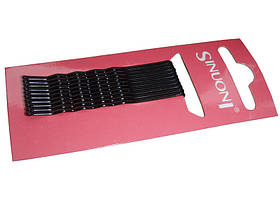 Невидимки чорні (10шт/уп) Sinuoni