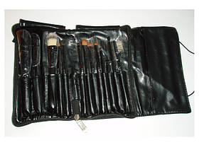 Набір натуральних пензлів для макіяжу з дзеркалом MAC NEW