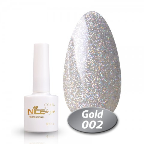 Гель лак NICE COOl GOLD 002