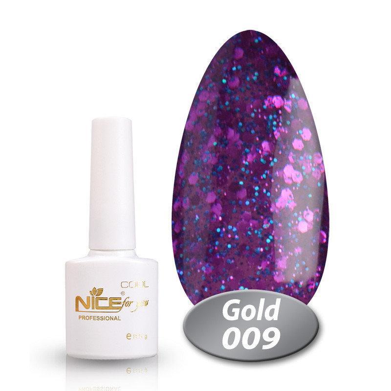 Гель лак NICE COOl GOLD 009